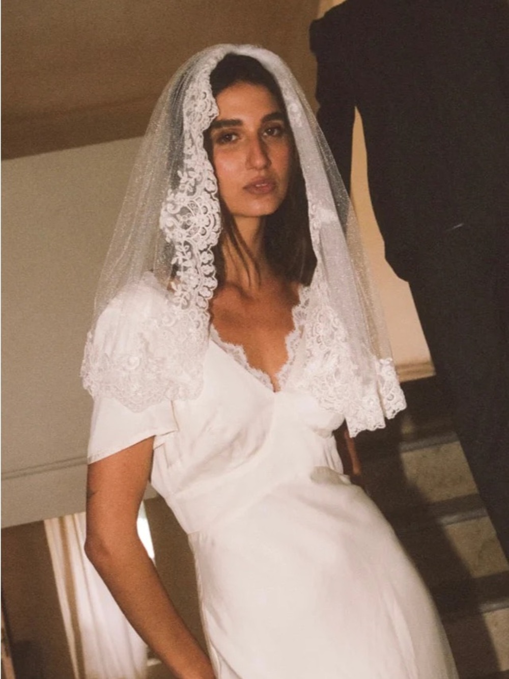 Florence Mini Veil - lace veil magnolia ave.